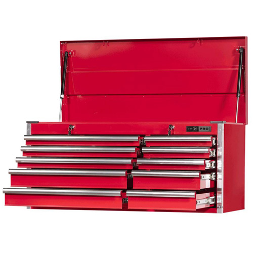 PMC4210 Pro Series Mechanics Chest, 40-3/10" W, 10 Drawers, Red Distribution Élite MP