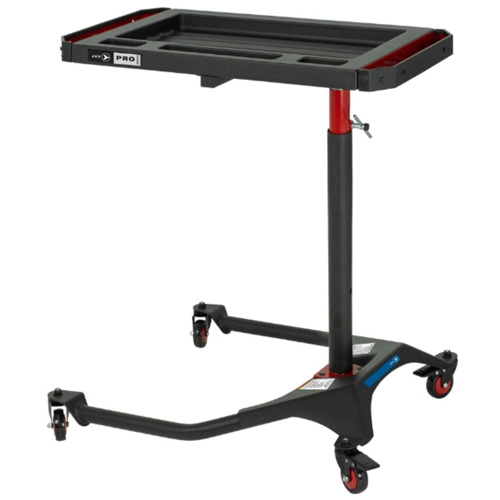 JUHT-100A Adjustable-Height Under-Hood ABS Tool Tray, 0 Drawers, 18-7/10" L x 31-17/20" W x 48-2/5" H, Black Distribution Élite MP