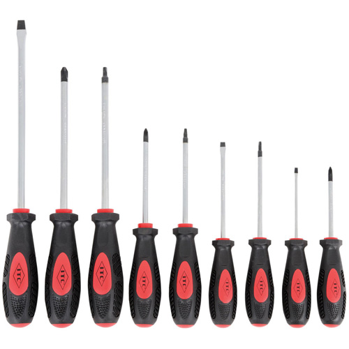 Jeu de tournevis ergonomiques IESD-9S, 9 mcx, Magn&eacute;tique Distribution Élite MP