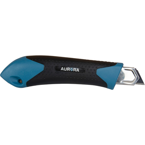 Couteau professionnel de 18 mm, Acier inoxydable, Robuste, Prise en Caoutchouc Distribution Élite MP