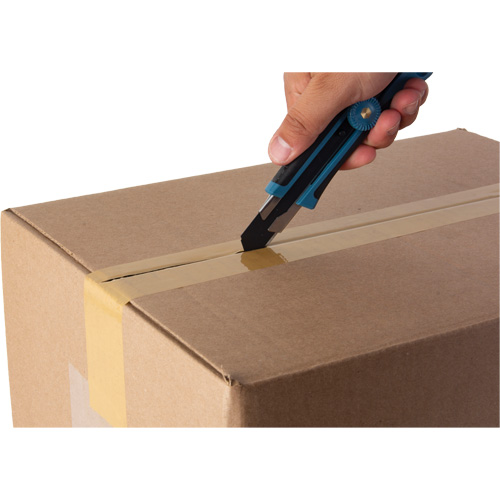 Couteau professionnel de 18 mm, Acier inoxydable, Robuste, Prise en Caoutchouc Distribution Élite MP
