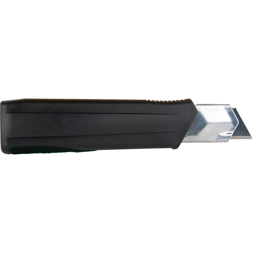 Couteau r&eacute;tractable de 25 mm, Acier inoxydable, Robuste, Prise en Caoutchouc Distribution Élite MP