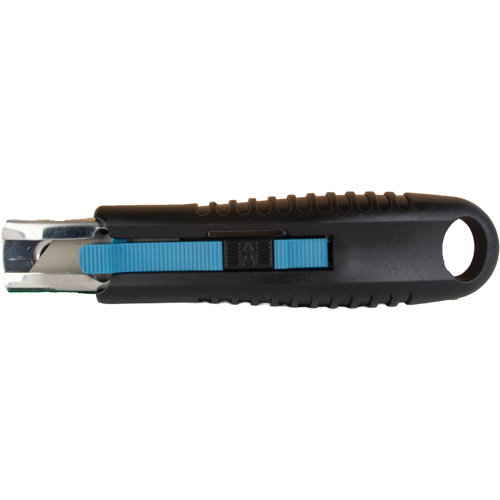 Standard-Duty Retractable Safety Knife, Stainless Steel, Rubber Handle Distribution Élite MP