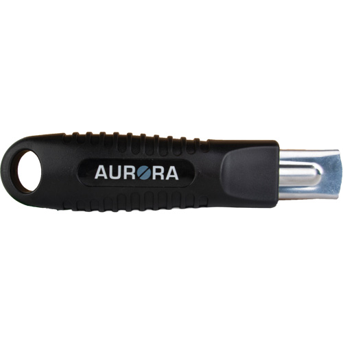 Standard-Duty Retractable Safety Knife, Stainless Steel, Rubber Handle Distribution Élite MP
