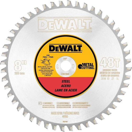 Lame circulaire pour m&eacute;taux ferreux, 8", 40 dents, Pour M&eacute;tal Distribution Élite MP