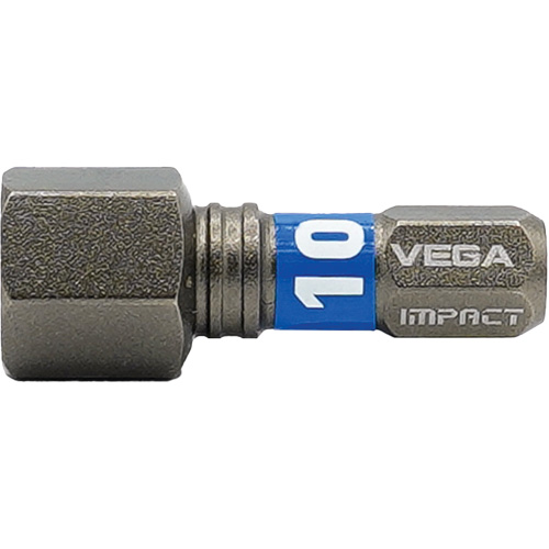 Embout Impactech, Hexagonale, 10 mm, Prise 1/4" Distribution Élite MP