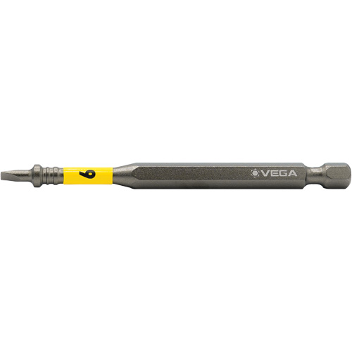 Embout pour outils &eacute;lectriques Impactech, Fente, Embout 6F-8R, Prise 1/4", Longueur 3-1/2" Distribution Élite MP