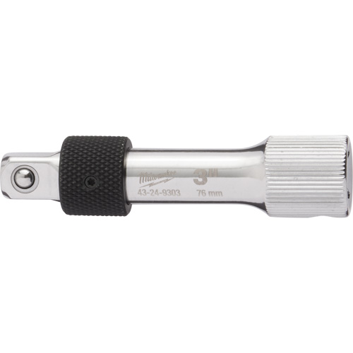 Locking Extension Socket, 3/8" Drive, 3" L Distribution Élite MP