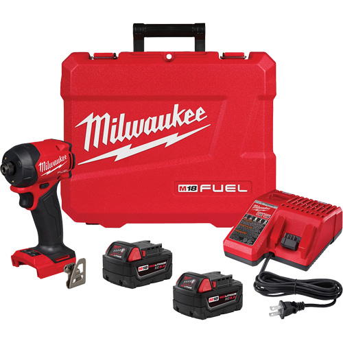 Trousse visseuse hydraulique &agrave; prise hexagonale SURGE M18 FUEL , 1/4", 1000 lb-po Couple max., 18 V, Lithium-ion Distribution Élite MP