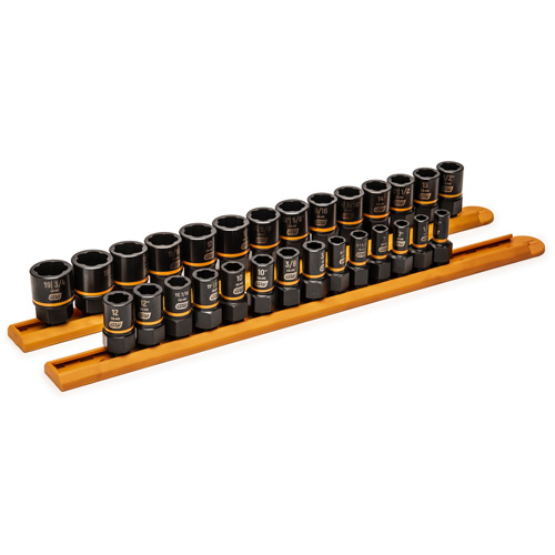 Bolt Biter Extraction Socket Set, 28 Pcs, Impact, 1/4"/3/8" Drive Size Distribution Élite MP