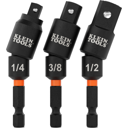 Swivel Impact Driver Socket Adapter Set, 1/4" Drive Size, Ball, 2-17/20" L Distribution Élite MP