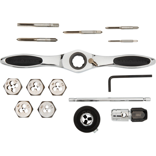 Metric Ratcheting Tap & Die Set, 15 Pieces Distribution Élite MP