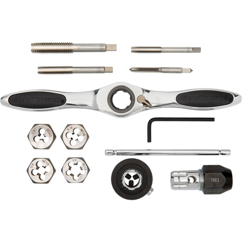 SAE Ratcheting Tap & Die Set, 13 Pieces Distribution Élite MP