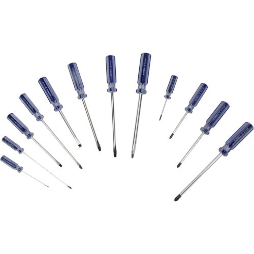 Slotted & Philips Screwdriver Kit, 12 Pcs. Distribution Élite MP