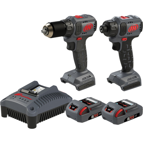 Ensemble d'outils compacts sans fil perceuse & tournevis, Lithium-ion, 20 V Distribution Élite MP