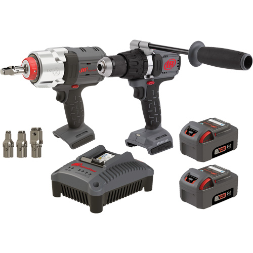 Hammer Drill & Impact Wrench Combo Kit, Lithium-Ion, 20 V Distribution Élite MP