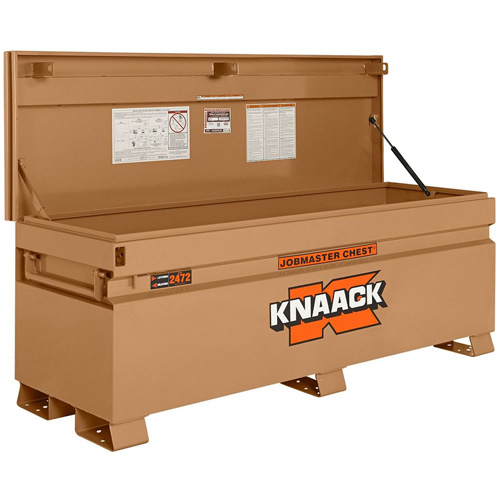 Model 2472 Jobsite Chest with Padlock, 72" x 24" x 28-1/4", Steel, Tan Distribution Élite MP