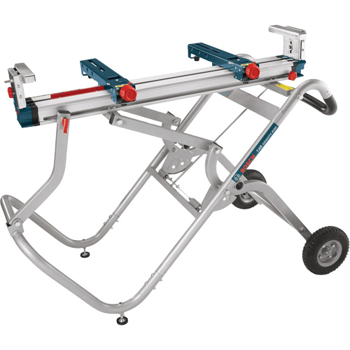 Support pour scie &agrave; onglets Gravity-Rise avec roues Distribution Élite MP