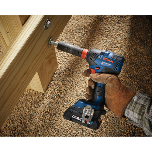 Ensemble visseuse/cl&eacute; &agrave; chocs 2-en-1 pour embouts et douilles, 1/2", 1800 lb-po Couple max., 18 V, Lithium-ion Distribution Élite MP