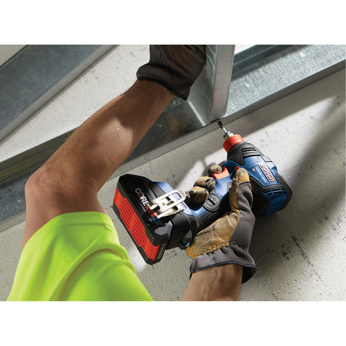 Ensemble visseuse/cl&eacute; &agrave; chocs 2-en-1 pour embouts et douilles, 1/2", 1800 lb-po Couple max., 18 V, Lithium-ion Distribution Élite MP