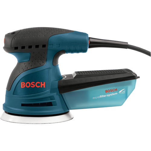 Palm Random Orbit Sander/Polisher, 5" Sand Paper, 2.5 A, 120 V Distribution Élite MP
