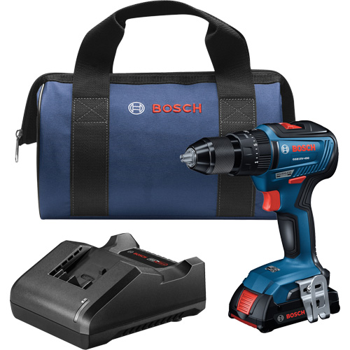 EC Brushless 1/2 In. Hammer Drill/Driver Kit, 1/2" Chuck, 18 V Distribution Élite MP