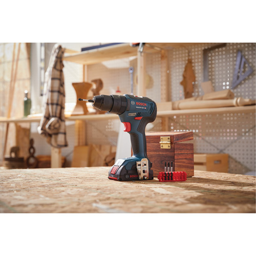 EC Brushless 1/2 In. Hammer Drill/Driver Kit, 1/2" Chuck, 18 V Distribution Élite MP