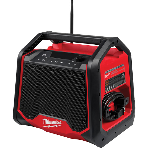 Radio de chantier Bluetooth M18 et chargeur, Lithium-ion, 18 V Distribution Élite MP