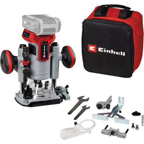 Professional Cordless Compact Router with Fixed Base & Plunge Base (Tool Only) Distribution Élite MP