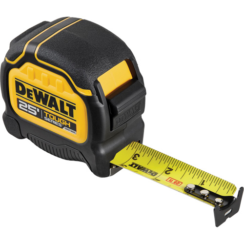 TOUGHSERIES Tape Measure, 25', Imperial Graduations Distribution Élite MP