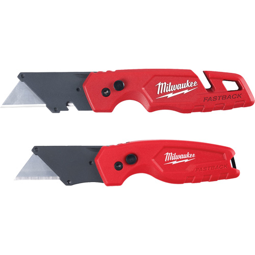 2-Piece FASTBACK Folding Utility Knife Set, Plastic Handle Distribution Élite MP