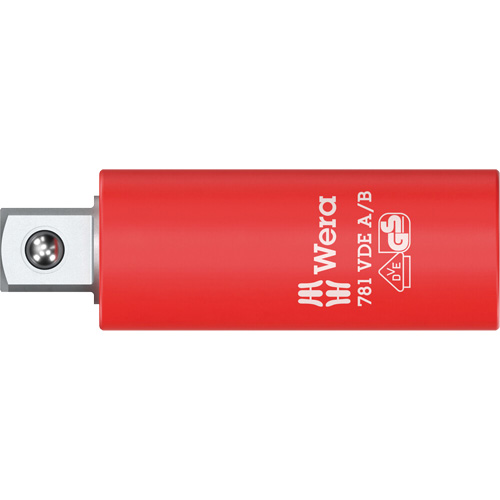 Adaptateur isol&eacute; VDE A/B, Prise 1/4", Douille 3/8", 2,78" lo, Sph&eacute;rique Distribution Élite MP