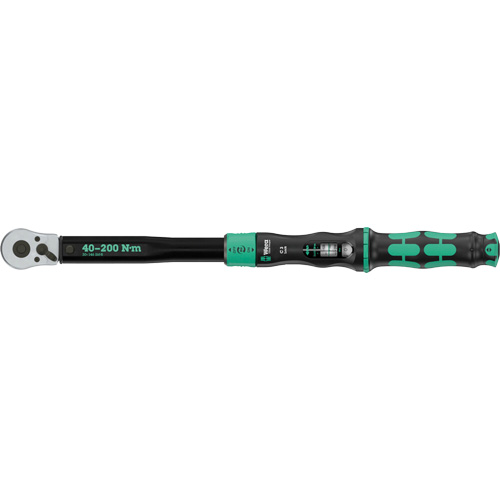 Cl&eacute; dynamom&eacute;trique Click-Torque Lock C 3 r&eacute;glable avec fonction Torque Lock, &agrave; cliquer, Entraînement 1/2" carr&eacute;, 30 - 146 lb-pi Distribution Élite MP