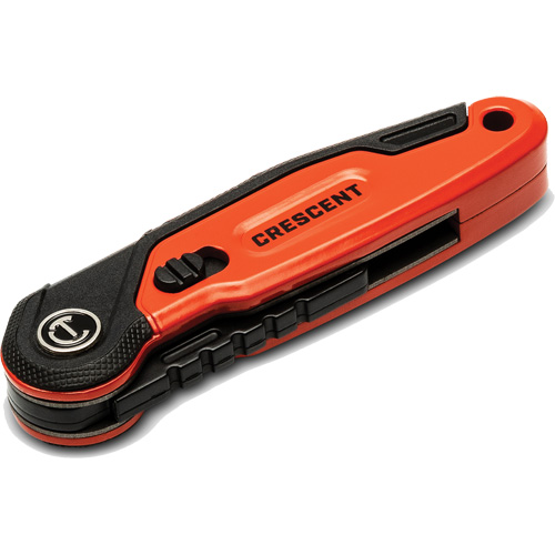 Folding Utility Knife, 1" Blade, Steel Blade, Aluminum Handle Distribution Élite MP