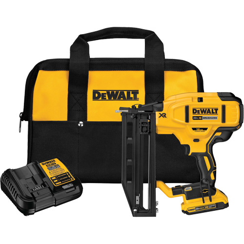Ensemble de cloueuse droite sans fil pour la finition de cal 16 XR, 20 V, Lithium-ion Distribution Élite MP