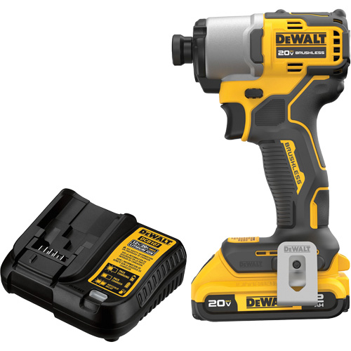 Ensemble de tournevis &agrave; chocs sans fil et sans balai, 1/4", 1700 lb-po Couple max., 20 V, Lithium-ion Distribution Élite MP