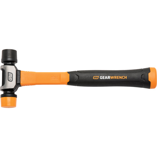 Soft Face Hammer, 16 oz. Head Weight, Plain Face, Solid Steel Handle, 12-1/4" L Distribution Élite MP