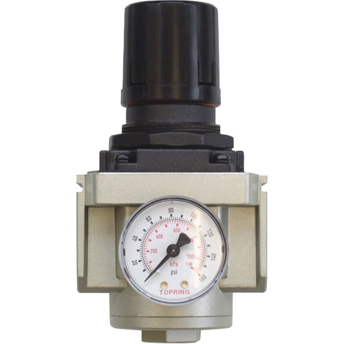 AIRFLO 450 Aluminum Regulator, 3/4" NPT, 145 PSI Max. PSI, Modular Distribution Élite MP