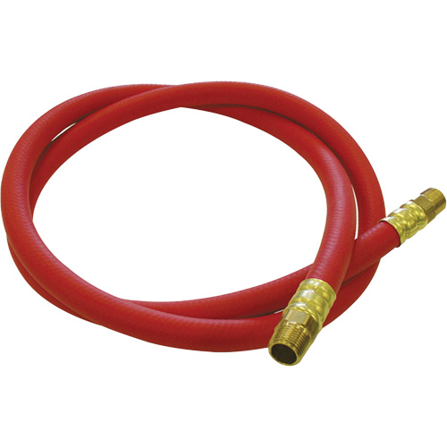 Tuyau de raccordement pour d&eacute;vidoir de tuyau, Air, Caoutchouc EDPM, 1/2" dia. x 5', 300 psi, 1/2 NPT Distribution Élite MP