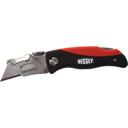 Folding Utility Knife, 2-3/8" Blade, Plastic/Cushion Handle Distribution Élite MP