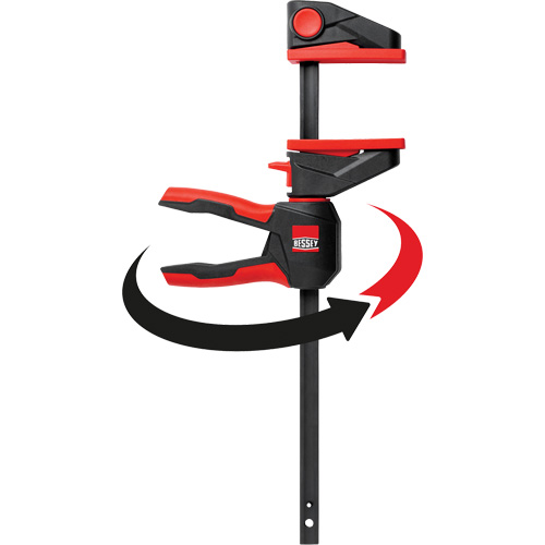 One-Hand Bar Trigger Clamps with 360° Rotating Handle, 4-1/2" (114.3 mm) Distribution Élite MP