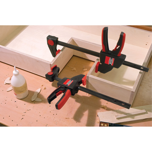Ensemble de serre-joints &agrave; g&acirc;chette, moyen et grand formats (4 pi&egrave;ces), 12" (304,8 mm)/6" (152,4 mm) Distribution Élite MP