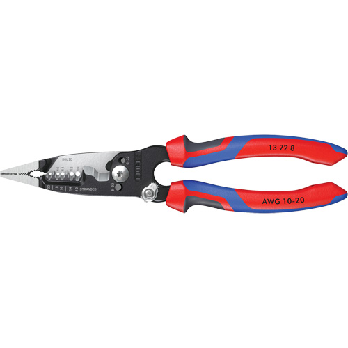 Forged Wire Stripper with KNIPEXTEND Handle, 8" L, 10 - 20 AWG Distribution Élite MP