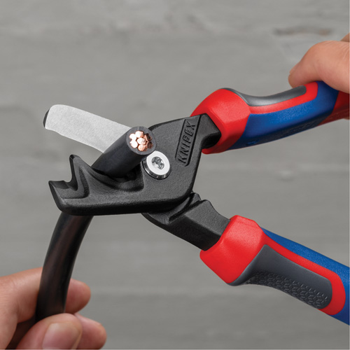 StepCut&reg; XL Cable Shears with KNIPEXTEND Handle, 9" Distribution Élite MP