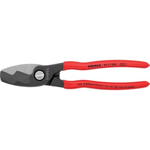 Cable Shears with Twin Cutting Edges, 8" Distribution Élite MP