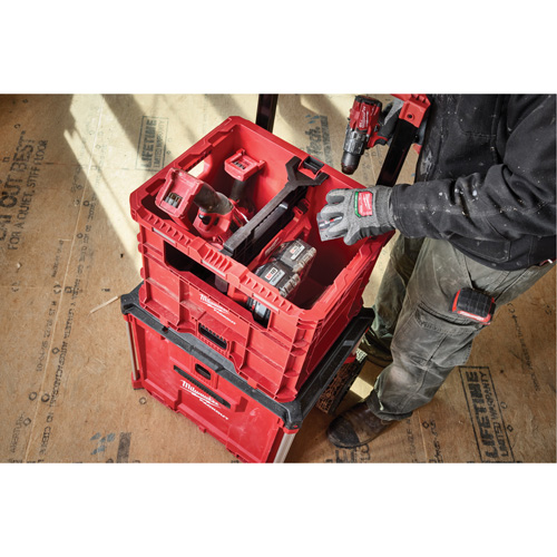 Caisse Packout, 15-3/4" x 18-5/8" x 15", Noir/Rouge Distribution Élite MP