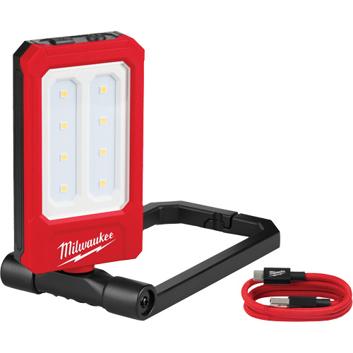 Baladeuse magn&eacute;tique rechargeable &agrave; profil bas, DEL, 100/250/500 lumens, Boîtier en Plastique/Aluminium Distribution Élite MP
