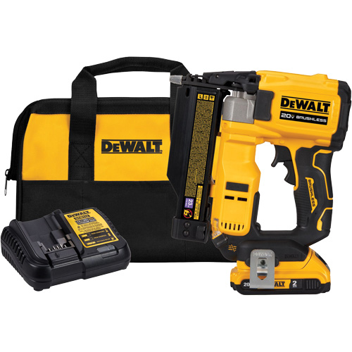 ATOMIC COMPACT SERIES Brushless Cordless 23 Ga. Pin Nailer Kit, 20 V, Lithium-Ion Distribution Élite MP