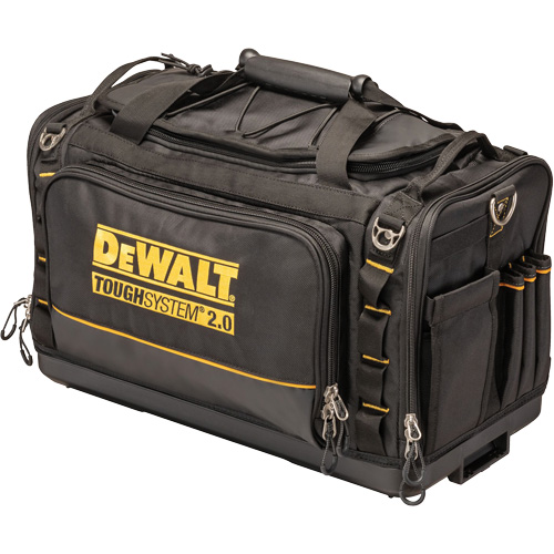 Sac &agrave; outils de chantier ToughSystem 2.0 r&eacute;sistant &agrave; la salet&eacute;, 1680 Denier, 50 pochettes, Noir/Jaune Distribution Élite MP