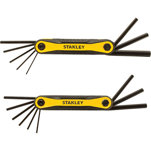 2-Piece Durable Folding Hex Keys, 8 Pcs., Metric & Imperial Distribution Élite MP